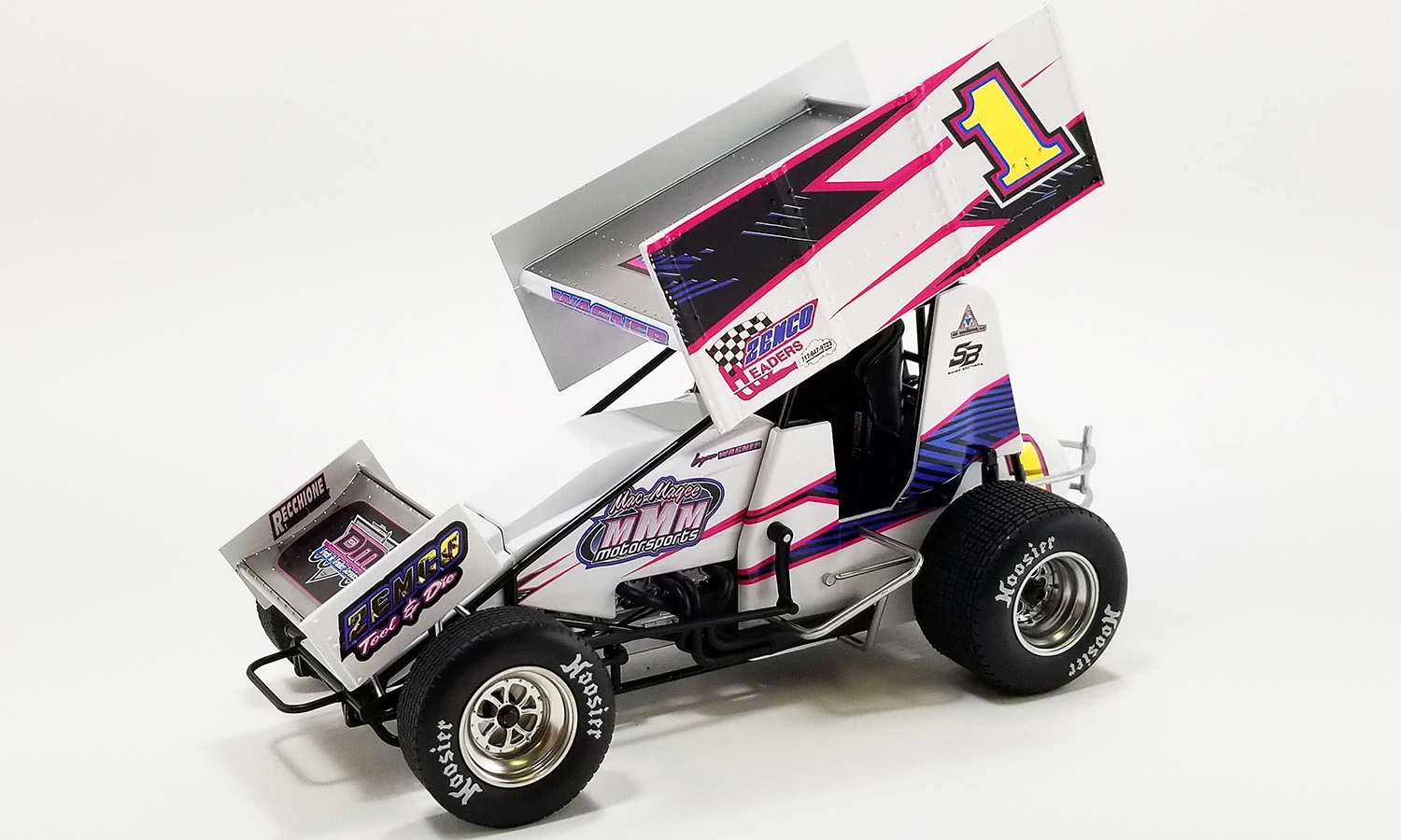 2022 #1 ZEMCO SPRINT CAR LOGAN WAGNER In 1:18 Scale By Acme