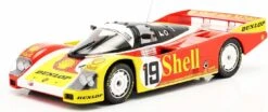 PORSCHE 962 C SHELL LE MANS 1988 #19 Mario Andretti In 1:18 Scale By Norev