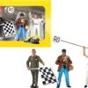 Box Set Of 3 Robert (Photographer), Leon Swen (Race Director) & Manfred (Mechanic) By Le Mans Miniatures