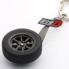 8-SPOKES WHEEL KEYCHAIN (BLACK) By AUTOart