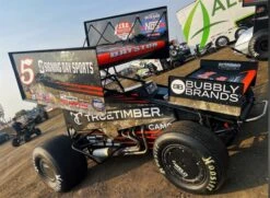 2022 #5 TRUETIMBER CAMO SPRINT CAR SPENCER BAYSTON Rookie Of The Year In 1:50 Scale