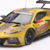 Chevrolet Corvette C8.R #33 Corvette Racing 2023 Le Mans 24 Hrs LM GTE AM Class Winner Post-Race Weathered In 1:18 Scale