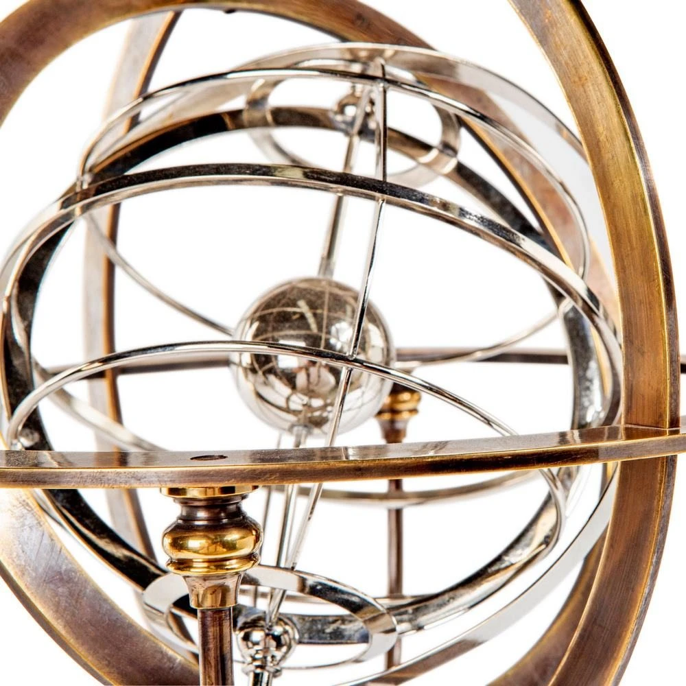 18th C. Atlas Armillary By Authentic Models - Image 2
