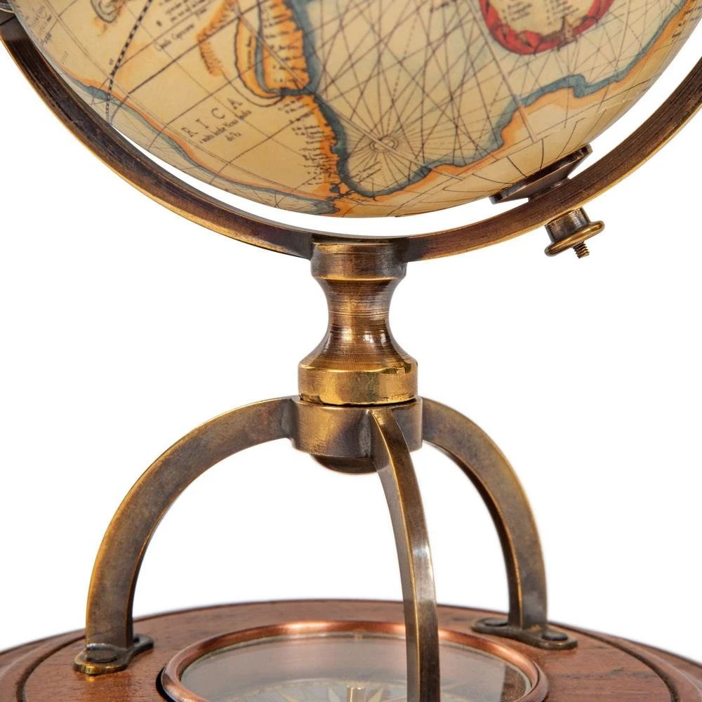 Terrestrial Globe With Compass By Authentic Models - Image 3