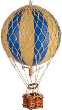 Floating The Skies, Blue Double Air Balloon By Authentic Models