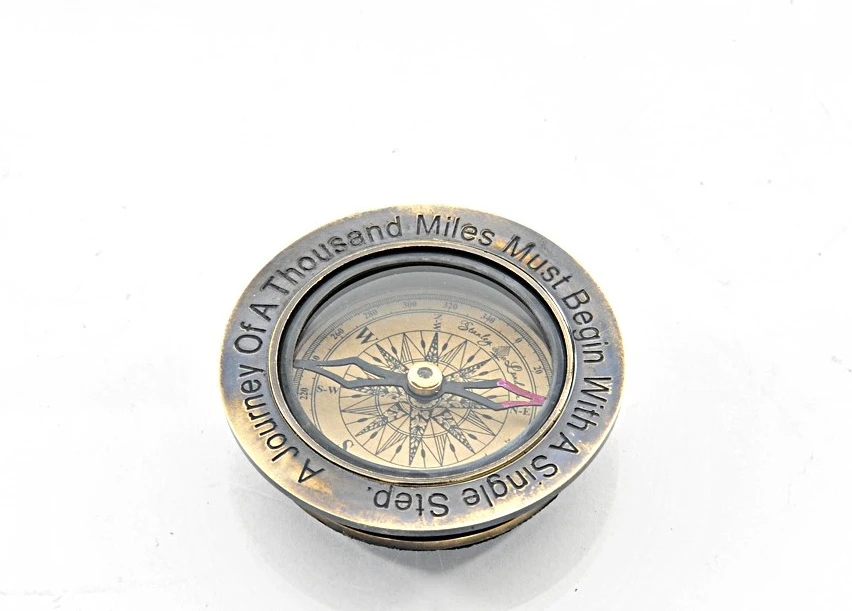 100 Year Calendar & Compass Quote Set Of 2 By Old Modern Handicrafts - Image 3