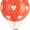 Travels Light, Red Hearts Air Balloon By Authentic Models