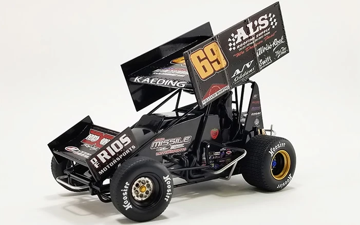 2022 #69 KAEDING PERFORMANCE SPRINT CAR BUD KAEDING In 1:18 Scale By Acme