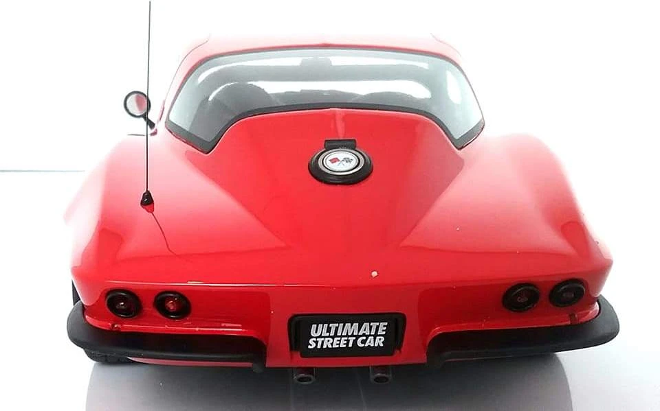 1966 Corvette Custom Red Resin Model Car In 1:18 Scale By GT Spirit - Image 4