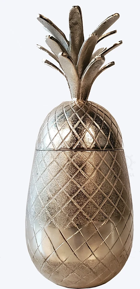 Aluminium Pineapple Storage Decor By Old Modern Handicrafts