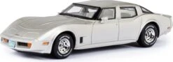 1980 Chevrolet Corvette Silver/Gray In 1:43 Scale By Esval Models