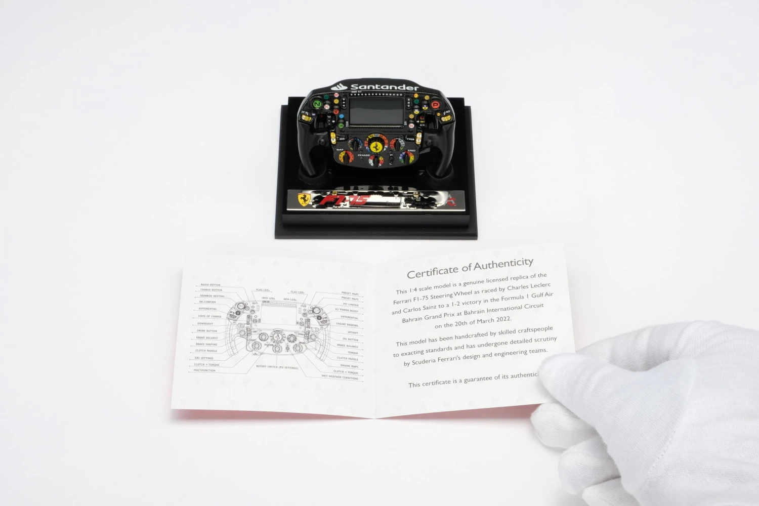 2022 FERRARI F1-75 STEERING WHEEL In 1:4 Scale - Image 10