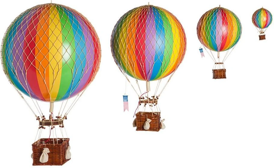 Jules Verne, Rainbow Air Balloon By Authentic Models - Image 4
