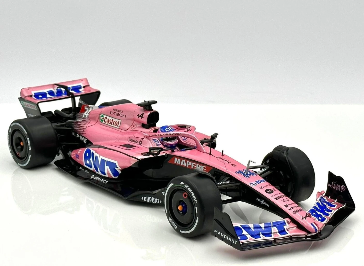 2022 Alpine A522 - Bahrain GP Fernando Alonso In 1:18 Scale - Image 2