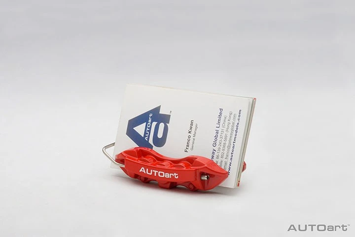 BRAKE CALIPER NAME CARD HOLDER Red By AUTOart - Image 4