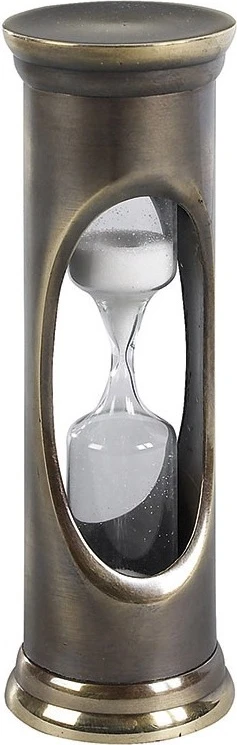 Bronzed 3 Minute Sandglass By Authentic Models
