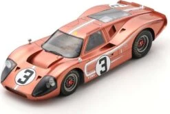 1967 Ford GT40 MK IV NO.3 24H Le Mans M. ANDRETTI - L. BIANCHI In 1:18 Scale