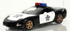 1999 Corvette Police Car Diecast Model In 1:24 Scale