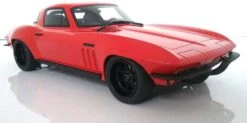 1966 Corvette Custom Red Resin Model Car In 1:18 Scale By GT Spirit