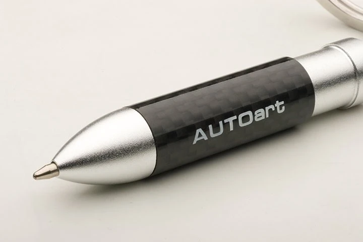 RETRACTABLE CARBON FIBER BALL PEN KEYCHAIN By AUTOart - Image 6