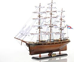 CUTTY SARK (BLACK WOOD) Ship L70 By Old Modern Handicrafts