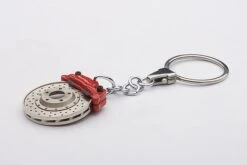 RACING BRAKE DISC KEYCHAIN (W/OMEGA SHAPE KEYRING) By AUTOart