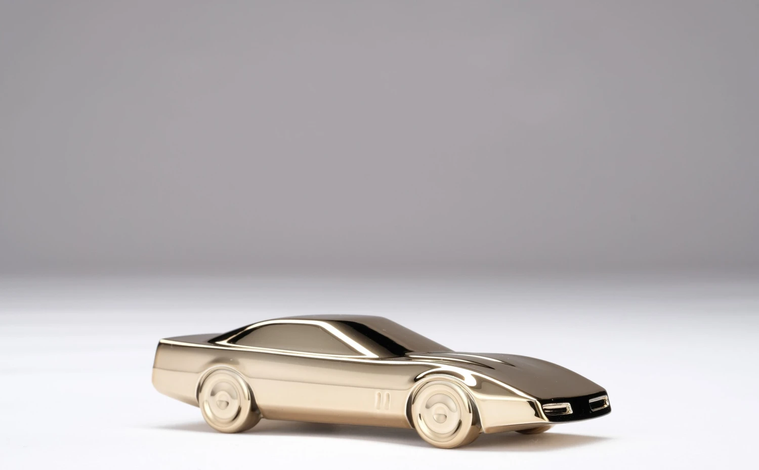 1984 Corvette C4 Sculpture In 1:43 Scale By Amalgam