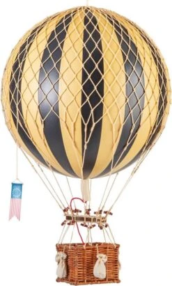 Royal Aero, Black Air Balloon By Authentic Models