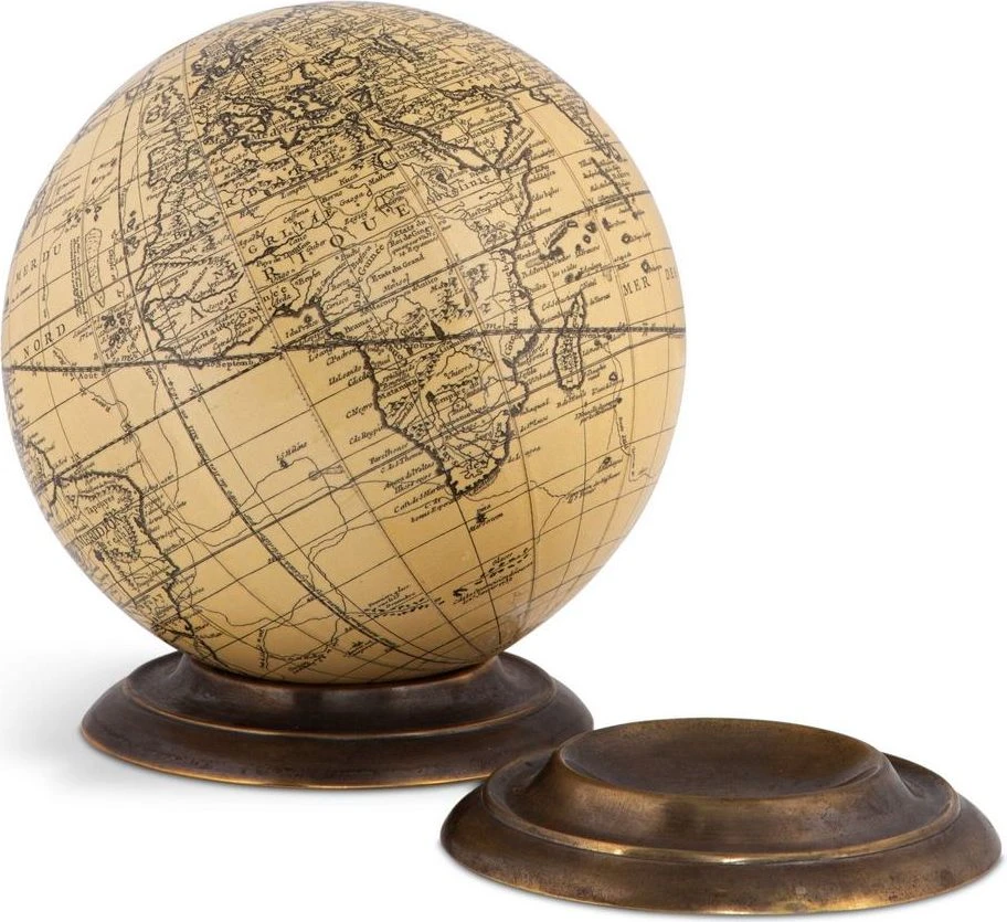 Globe Base, Bronze By Authentic Models