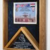 Flag And Certificate Display Case: Combo By AAG