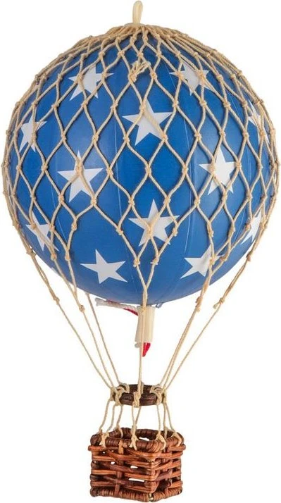 Floating The Skies, Blue Stars Air Balloon By Authentic Models
