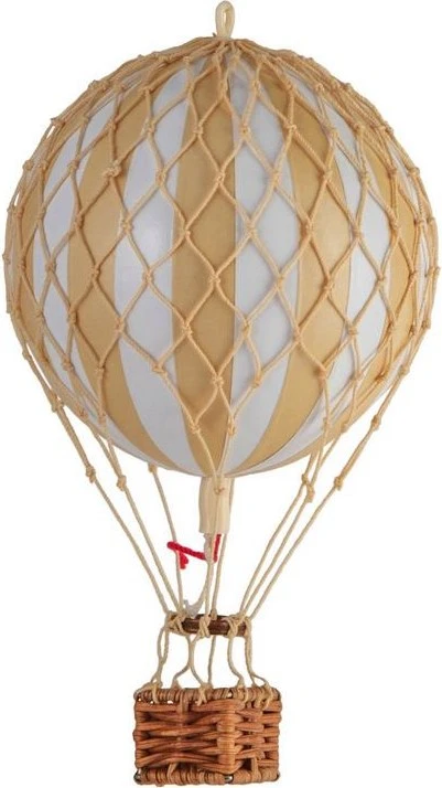 Floating The Skies, White Ivory Air Balloon By Authentic Models