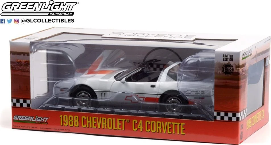 1988 Chevrolet Corvette C4 In 1:18 Scale By Greenlight - Image 2