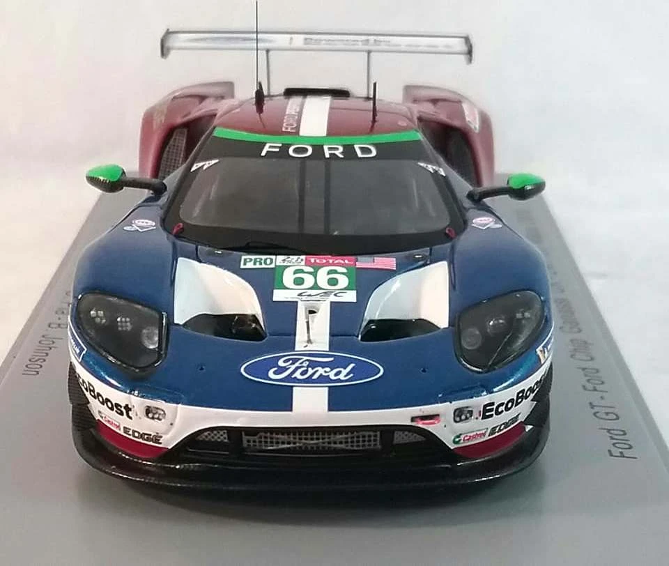 Ford GT LMGTE PRO #66 2018 Le Mans Ford Chip Ganassi Team In 1:43 Scale By Spark - Image 2