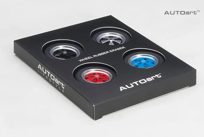 Wheel Rubber Eraser (4 Pieces Per Set) By AUTOart - Image 2