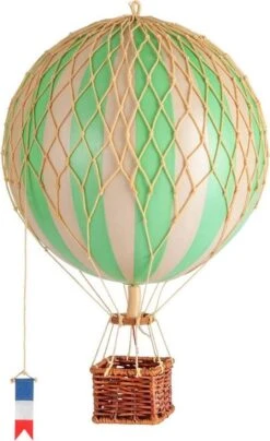 Travels Light, True Green Air Balloon By Authentic Models