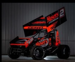 2021 #2 Big Game Motorsports Sprint Car David Gravel In 1:18 Scale By Acme