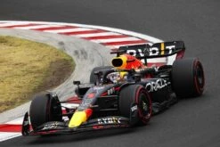 2022 RED BULL RACING RB18 MAX VERSTAPPEN WINNER HUNGARIAN GP In 1:18 Scale
