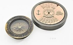 100 Year Calendar & Compass Quote Set Of 2 By Old Modern Handicrafts