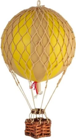Floating The Skies, Yellow Double Air Balloon By Authentic Models