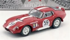 Shelby Cobra Daytona Le Mans #59 1965 In 1:18 Scale By CMR