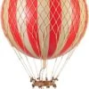 Jules Verne, True Red Air Balloon By Authentic Models