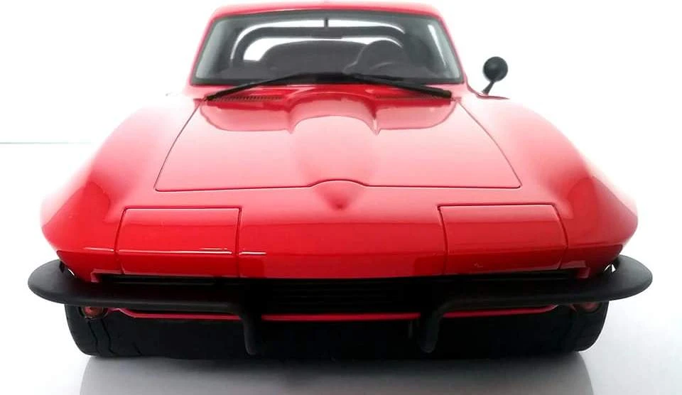 1966 Corvette Custom Red Resin Model Car In 1:18 Scale By GT Spirit - Image 8