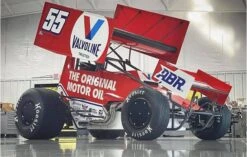 #55 Valvoline/Alex Bowman Racing Sprint Car C.J. Leary In 1:18 Scale