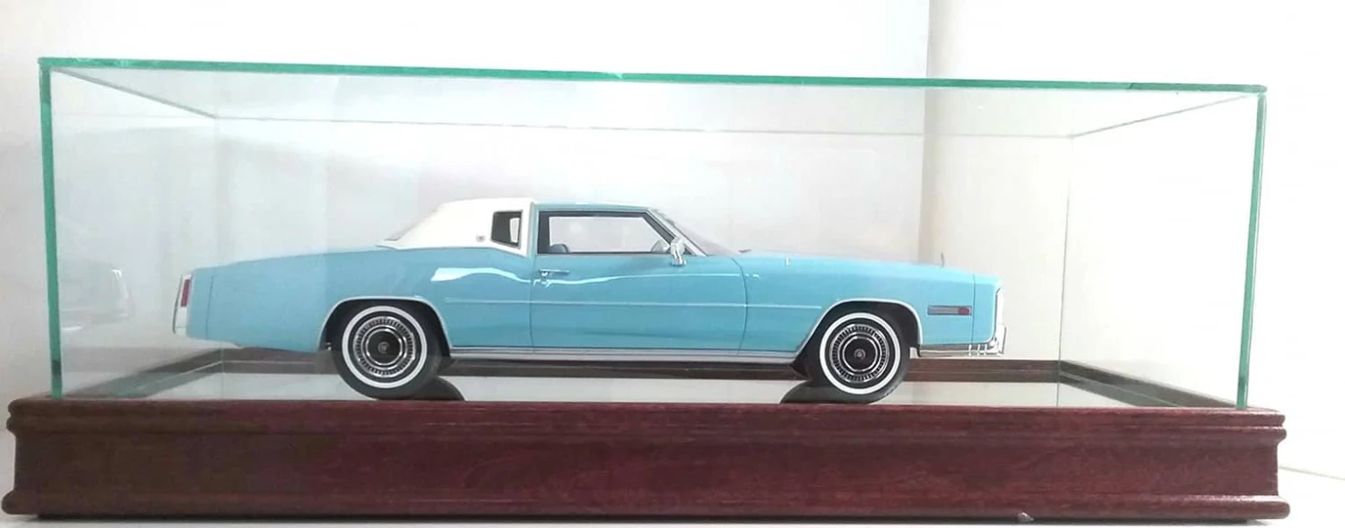 The Glass, Wood, And Mirrored Display Case For Larger 1:18 Scale Models - Image 2
