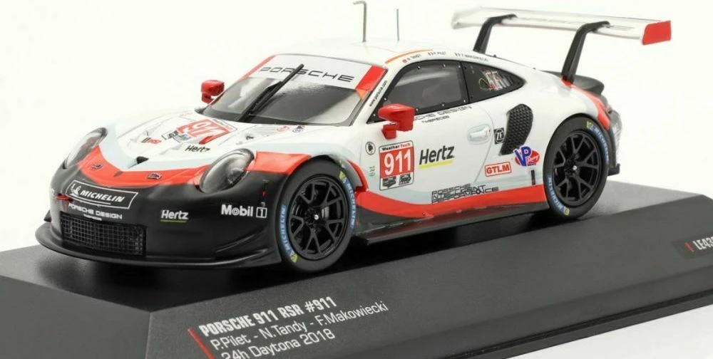 PORSCHE 911 (991) RSR DAYTONA 2018 Tandy In 1:43 Scale By IXO