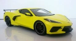 2020 Chevrolet Corvette Stingray Accelerate Yellow Metallic In 1:18 Scale By Topspeed
