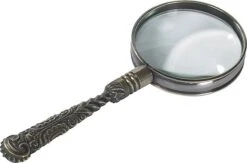 Rococo Magnifier, Bronze By Authentic Models