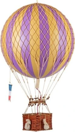 Royal Aero, Lavender Air Balloon By Authentic Models