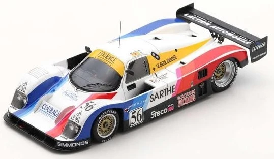 Cougar C 28 LM No.56 24H Le Mans 1992 In 1:43 Scale By Spark